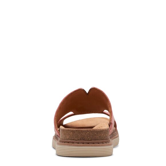 NWT Clarks Women’s Arwell Walk Flat Sandal Peach Nubuck Size 6.5 - Picture 5 of 6